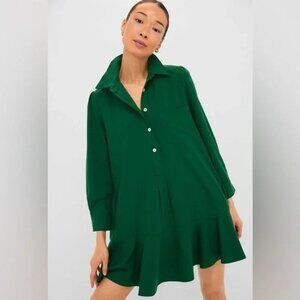Tuckernuck Hunter  Green Crepe Callahan Dress Size XXL Womens